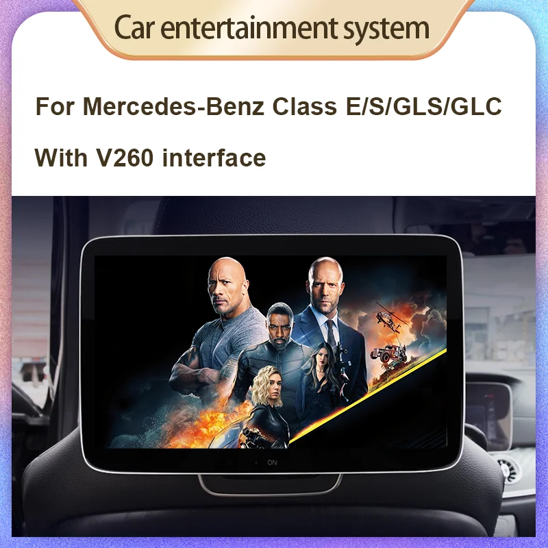 Развлекательная система для заднего сиденья 11 6 дюйма 4 + 64 Android 10 Mecerdes Benz Class C E S GLE