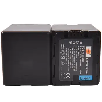 DSTE 2pcs VW-VBN390 Battery for Panasonic HDC-SD800GK TM900 HS900 SD900 Camera
DSTE 2pcs VW-VBN390 Battery for Panasonic HDC-SD800GK TM900 HS900 SD900 Camera