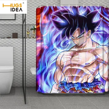Funny Dragon Ball Z Print Shower Curtain Cool Goku Design Bath Curtain Fabric Bathroom Accessories Waterproof Curtain for Toilet
Funny Dragon Ball Z Print Shower Curtain Cool Goku Design Bath Curtain Fabric Bathroom Accessories Waterproof Curtain for Toilet