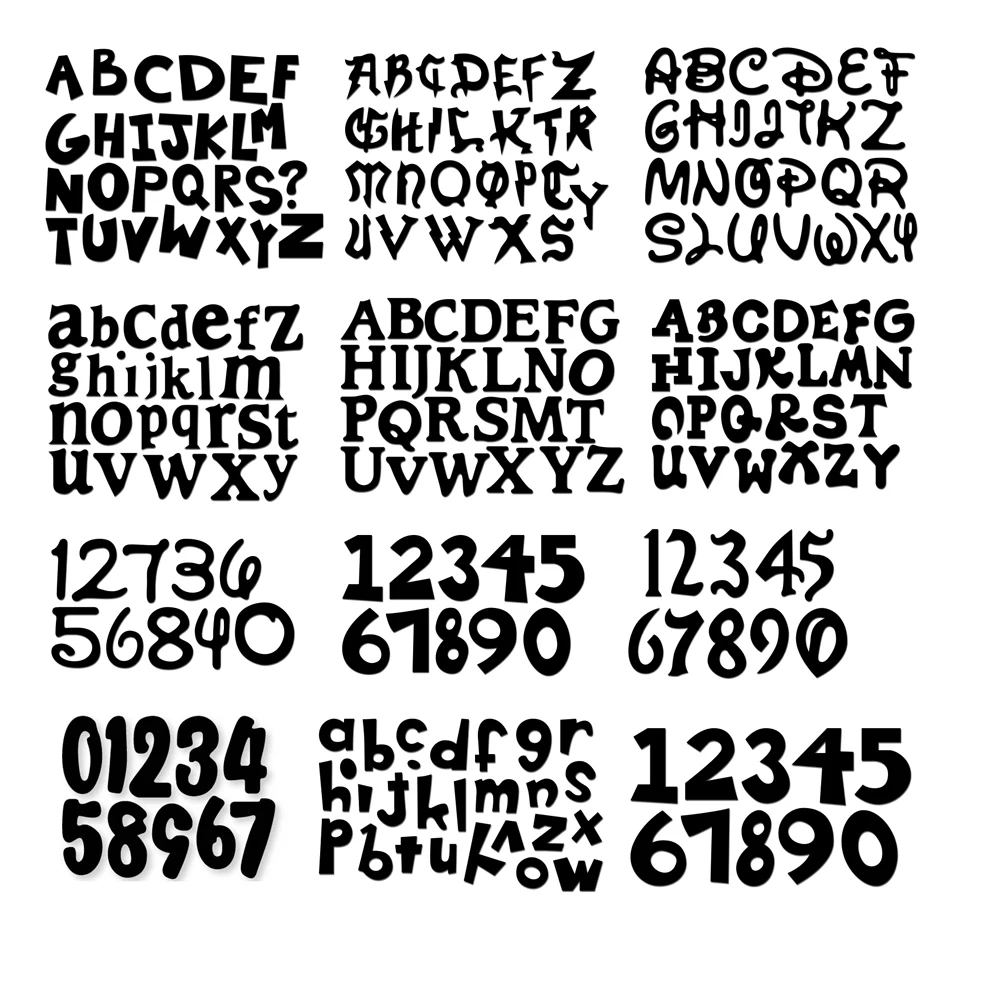 Number and letters Metal Cutting Dies for Craft Scrapbooking Embossing Stencil DIY Die Cut Card Decoration
Number and letters Metal Cutting Dies for Craft Scrapbooking Embossing Stencil DIY Die Cut Card Decoration