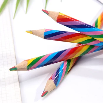 4PCS/Pack Cute 4 Color Concentric Rainbow Pencil For Student Children'S Painting Graffiti Drawing Gift Art School Supplies 
4PCS/Pack Cute 4 Color Concentric Rainbow Pencil For Student Children'S Painting Graffiti Drawing Gift Art School Supplies