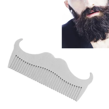 Stainless Steel Beard Comb Anti-static Mustache Brush Creative Hairdressing Brush Barber Shop Styling Tool
Stainless Steel Beard Comb Anti-static Mustache Brush Creative Hairdressing Brush Barber Shop Styling Tool