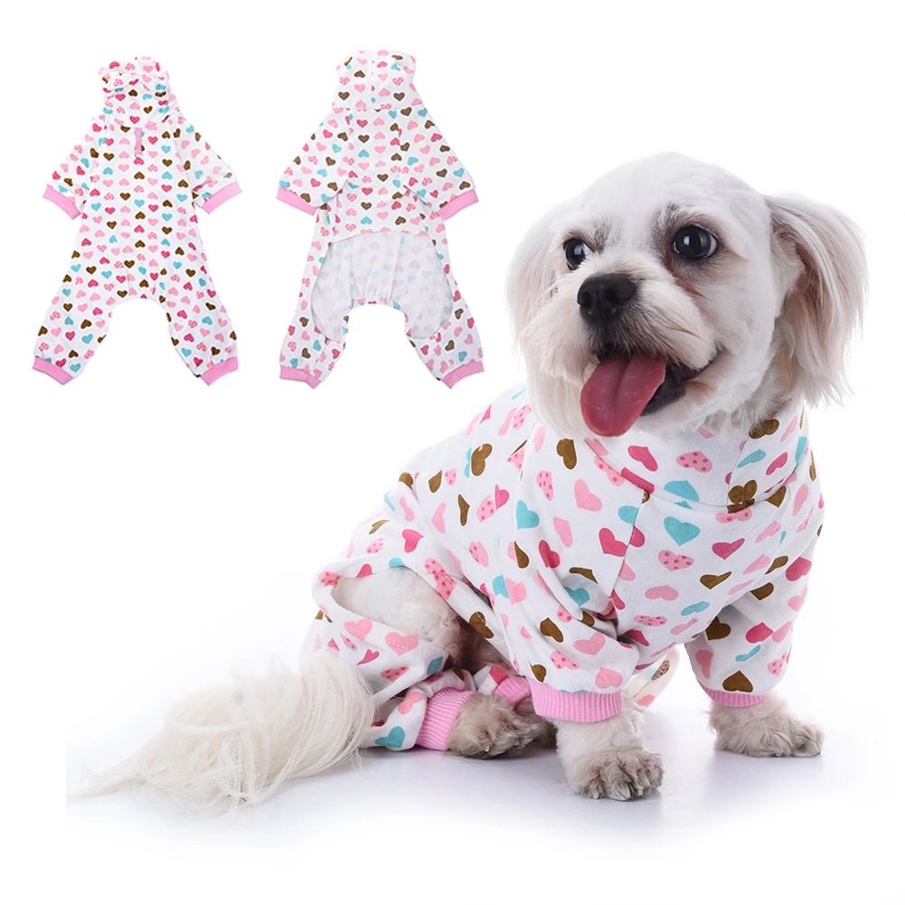 Soft Cotton Dog Jumpsuit PJS Flamingo Pineapple Pattern Apparel Fit for Small Medium Dogs Puppy KOOLTAIL Dog Pajamas for Dogs Pet Clothes Shirt Soft Cotton Dog Jumpsuit PJS Flamingo Pineapple Pattern Apparel Fit for Small Medium Dogs Puppy KOOLTAIL Dog Pajamas for Dogs Pet Clothes Shirt