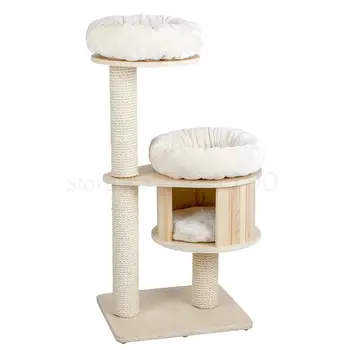 Solid wood cat climbing frame cat nest cat tree small cat frame cat house luxury cat toy
Solid wood cat climbing frame cat nest cat tree small cat frame cat house luxury cat toy