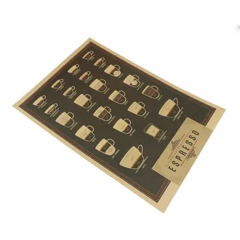 New 1PCS 51.5*36cm Modern Style Italy Coffee Espresso Matching Diagram Paper Poster Picture Cafe Kitchen Decor
New 1PCS 51.5*36cm Modern Style Italy Coffee Espresso Matching Diagram Paper Poster Picture Cafe Kitchen Decor