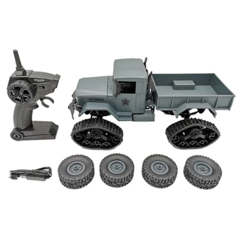 Tracked Snow Truck WiFi HD Camera Real-Time Transmission RC Car 4WD 2.4G Replaceable Tire High Speed Truck VS WPL B-16-FULL
Tracked Snow Truck WiFi HD Camera Real-Time Transmission RC Car 4WD 2.4G Replaceable Tire High Speed Truck VS WPL B-16-FULL