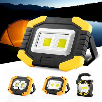 LED Work Light Emergency Lamp Flood Light Outdoor Camp 18650/AA/Solar Powered Portable COB LED Spotlight Outdoor Fishing Car
LED Work Light Emergency Lamp Flood Light Outdoor Camp 18650/AA/Solar Powered Portable COB LED Spotlight Outdoor Fishing Car