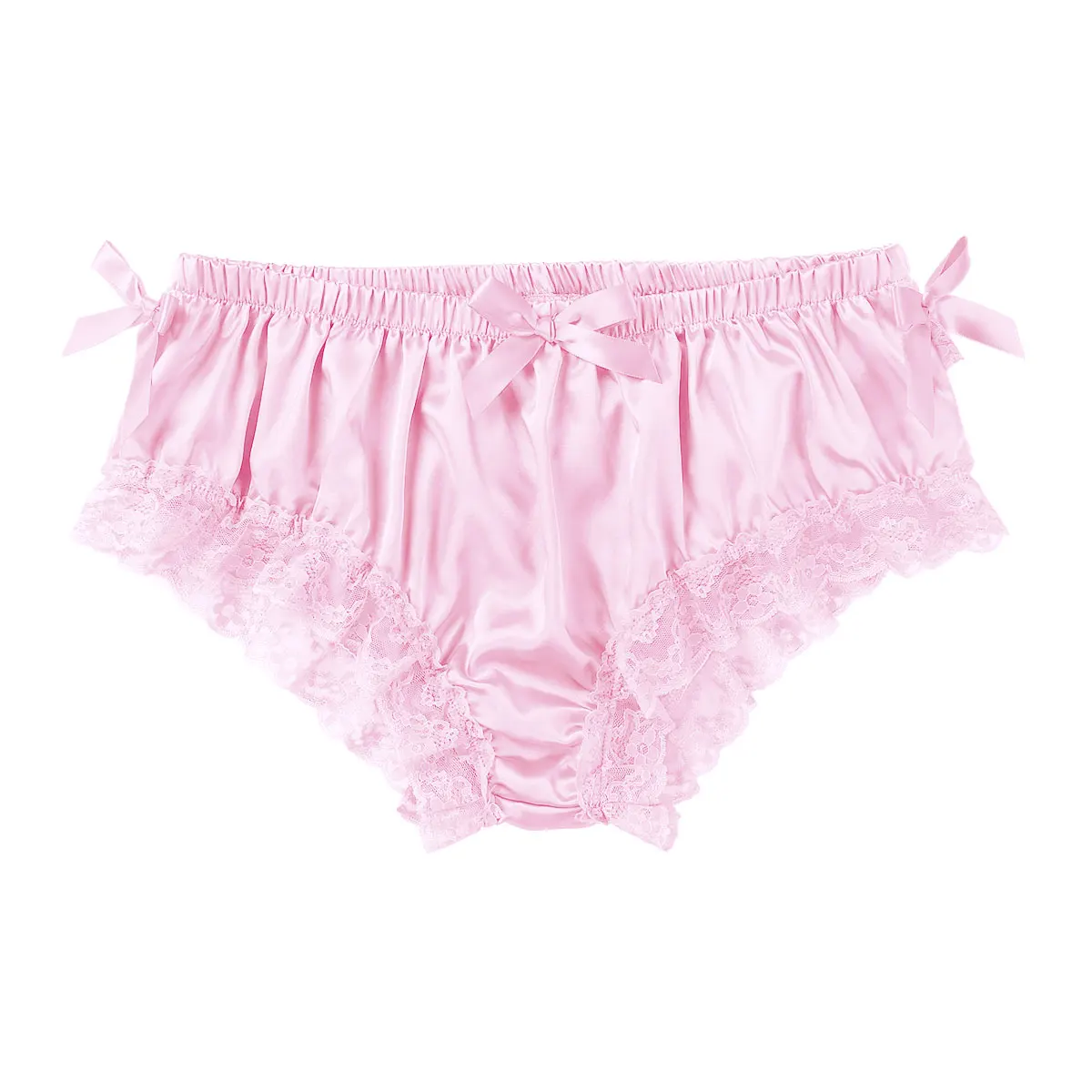 Mens Sissy Floral Lace Cute Bikini Briefs Shiny Soft Satin Lingerie Ruffled Bowknot Knickers Underwear Panties Surprise Gift
Mens Sissy Floral Lace Cute Bikini Briefs Shiny Soft Satin Lingerie Ruffled Bowknot Knickers Underwear Panties Surprise Gift
