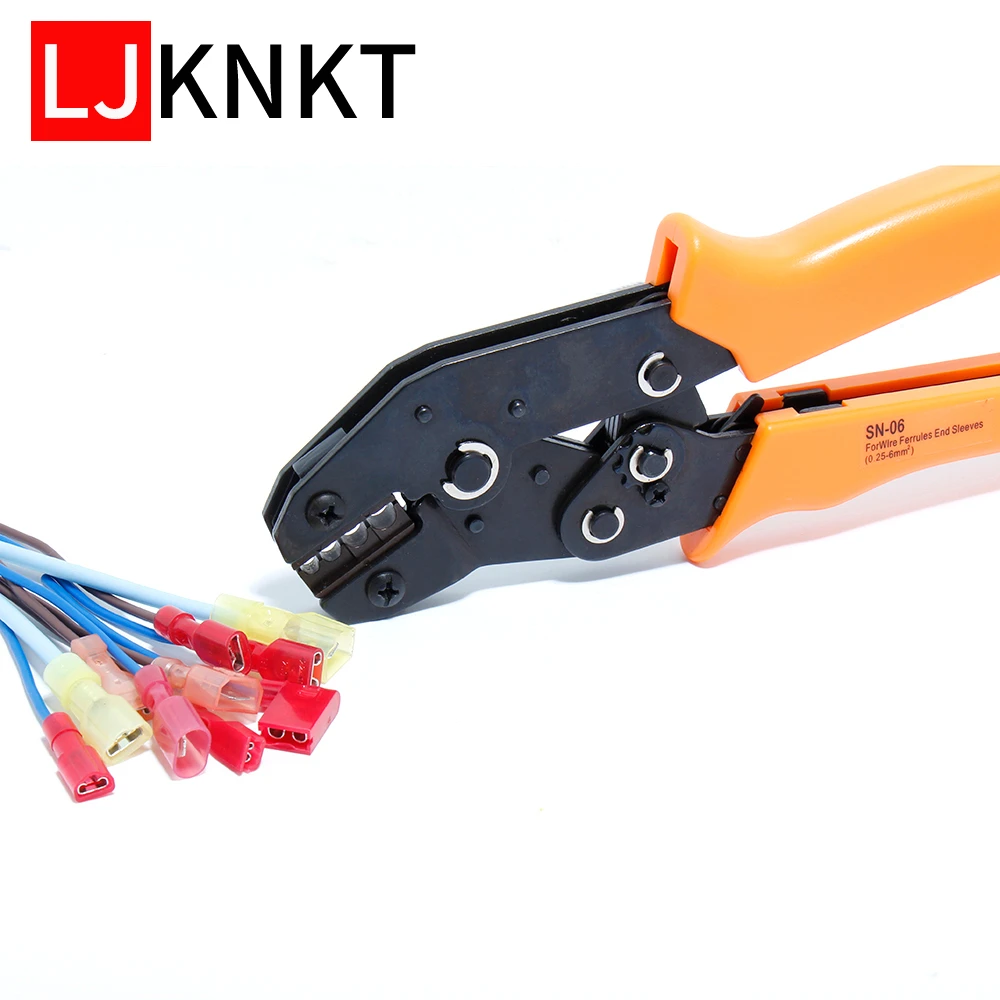 Sn06 orange multi-functional crimping pliers for butt connector combination suit insulating sheath terminal crimping tool
Sn06 orange multi-functional crimping pliers for butt connector combination suit insulating sheath terminal crimping tool