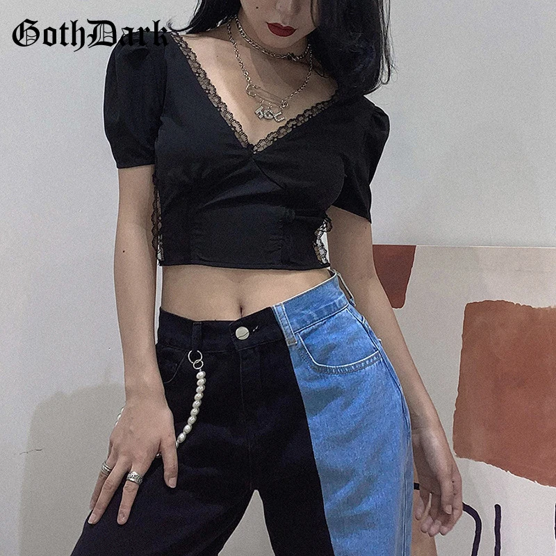 FREE SHIPPING Black Sexy Lace Crop Tops Bodycon JKP4359 FREE SHIPPING Black Sexy Lace Crop Tops Bodycon JKP4359