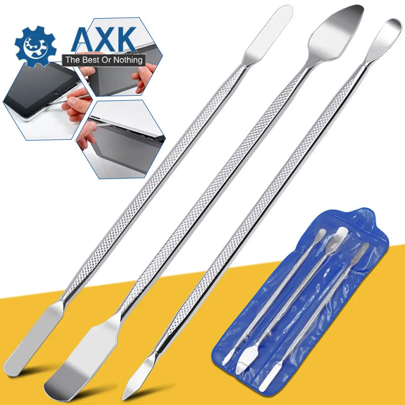 3pcs Universal Mobile Phone Repair Opening Tool Metal Disassemble Crowbar Metal Steel Pry Phone Hand Tool Set DT331
3pcs Universal Mobile Phone Repair Opening Tool Metal Disassemble Crowbar Metal Steel Pry Phone Hand Tool Set DT331