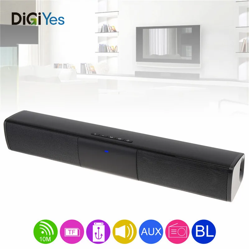 Portable Meeting Multi-Function Bluetooth Soundbar Speaker with 2 Full Range Horns Support TF Card FM function for PC/TV/Phone
Portable Meeting Multi-Function Bluetooth Soundbar Speaker with 2 Full Range Horns Support TF Card FM function for PC/TV/Phone