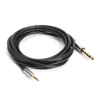 Auxiliary AUX o Cable Gold Plated 1/4 inch Male to 1/8 inch 3.5mm TRS Stereo Cable for Speaker Guitar Sound Console
Auxiliary AUX o Cable Gold Plated 1/4 inch Male to 1/8 inch 3.5mm TRS Stereo Cable for Speaker Guitar Sound Console