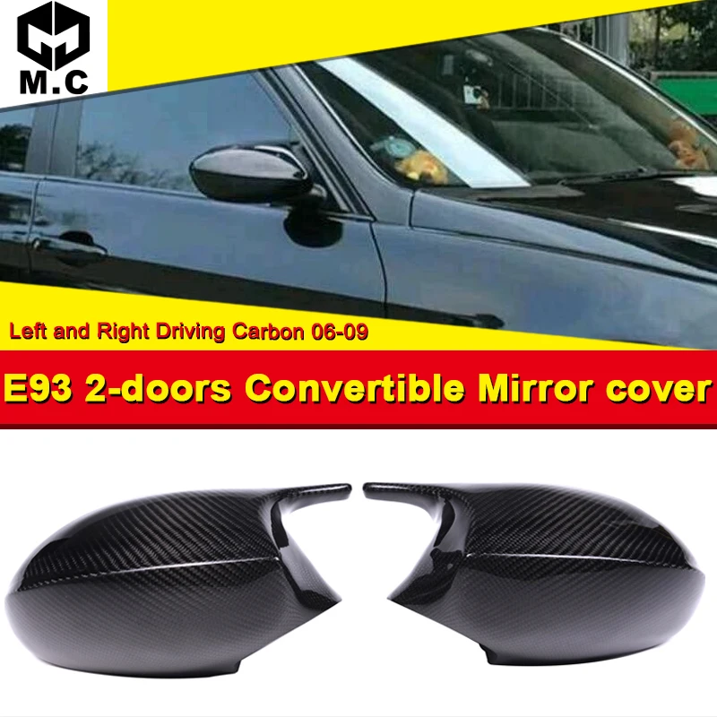 For BMW E93 Convertible Rear Mirror cover Caps1M Add on Style 3-Series M3 Look 100% Real Vacuumed Dry Carbon Fiber 2-Pcs 06-09
For BMW E93 Convertible Rear Mirror cover Caps1M Add on Style 3-Series M3 Look 100% Real Vacuumed Dry Carbon Fiber 2-Pcs 06-09