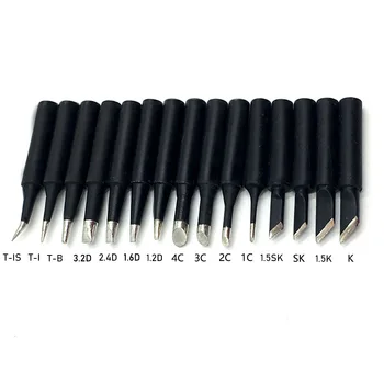 900M-T Series 15 Styles Black Lead-free Soldering Tips Welding Internal heat Iron Tips BGA Soldering Rework Repair Tools
900M-T Series 15 Styles Black Lead-free Soldering Tips Welding Internal heat Iron Tips BGA Soldering Rework Repair Tools