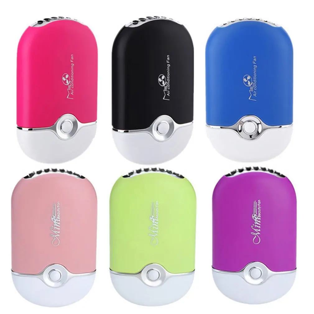 Grafting Planting False Eyelash Blower Mini Handheld Air Conditioner Small Fan Usb Charging Leafless Appliance | Бытовая техника
