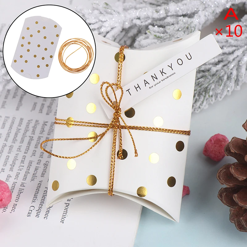 10PCS Creative Design Gift Box Pillow Shape Birthday Packaging Party Boxes Sweet Wedding Favor Pillow Boxes Candy Cookies
10PCS Creative Design Gift Box Pillow Shape Birthday Packaging Party Boxes Sweet Wedding Favor Pillow Boxes Candy Cookies