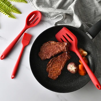 10PCS Silicone Kitchenware Non-stick Cookware Cooking Tool Spatula Ladle Egg Beaters Shovel Spoon Soup Kitchen Utensils Set 
10PCS Silicone Kitchenware Non-stick Cookware Cooking Tool Spatula Ladle Egg Beaters Shovel Spoon Soup Kitchen Utensils Set