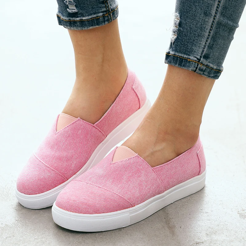 Women Flats Loafers Slip On Shoes Shallow Platform Ladies Casual Comfort Female Autumn 
Women Flats Loafers Slip On Shoes Shallow Platform Ladies Casual Comfort Female Autumn