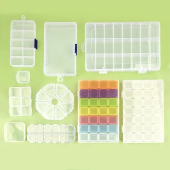 Plastic Storage Jewelry Box Adjustable Container For Beads Earring Findings Box For Jewelry Rectangle Round Box Case
Plastic Storage Jewelry Box Adjustable Container For Beads Earring Findings Box For Jewelry Rectangle Round Box Case