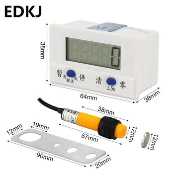 Electronic digital display counter 5-digit magnetic sensor switch punch counter TT-5J automatic induction counter meter
Electronic digital display counter 5-digit magnetic sensor switch punch counter TT-5J automatic induction counter meter