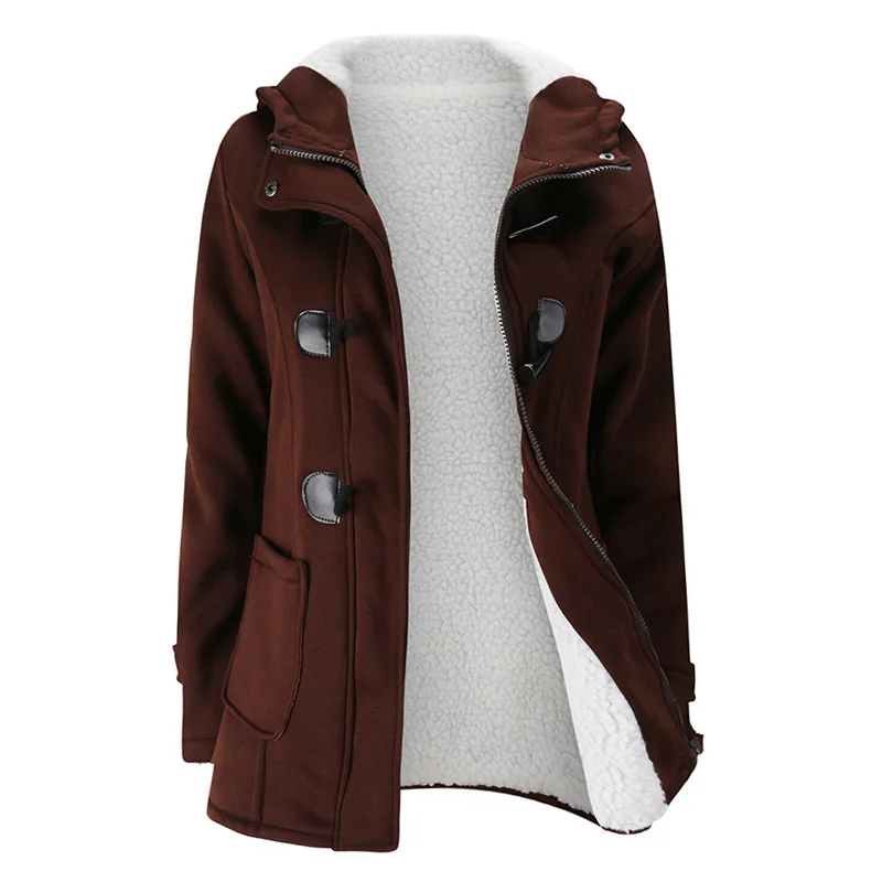 2019 Winter Plus Size Warm Parka Women Hooded Duffle Coat Jacket Faux Fur Lining Buckle Zipper Front Casual Coat Outwear 5XL 3XL
2019 Winter Plus Size Warm Parka Women Hooded Duffle Coat Jacket Faux Fur Lining Buckle Zipper Front Casual Coat Outwear 5XL 3XL