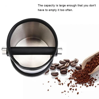 1.8L Stainless Steel Coffee Knock Box Residue Bin Grinds Waste Bucket Non-slip Coffee, Tea & Espresso Makers
1.8L Stainless Steel Coffee Knock Box Residue Bin Grinds Waste Bucket Non-slip Coffee, Tea & Espresso Makers
