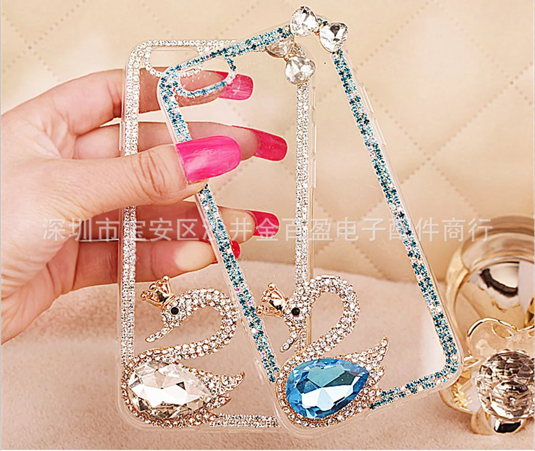 case for iPhone 11 XR 7 8 11 Pro Max X XS Max Plus 6 6s cover Swan Rhinestone Cover Silicone
case for iPhone 11 XR 7 8 11 Pro Max X XS Max Plus 6 6s cover Swan Rhinestone Cover Silicone