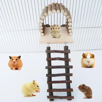 Wooden Hamster Climbing Ladder Chew Toy Syrian Hamster Rest Pavilion Sugar Glider Stand Playing Exercise Toy
Wooden Hamster Climbing Ladder Chew Toy Syrian Hamster Rest Pavilion Sugar Glider Stand Playing Exercise Toy