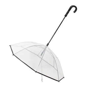 Pet Dog Umbrella Useful Transparent PE Small Dog Cat Umbrella Rain Gear with Dog Leads Keeps Pet Dry Comfortable
Pet Dog Umbrella Useful Transparent PE Small Dog Cat Umbrella Rain Gear with Dog Leads Keeps Pet Dry Comfortable