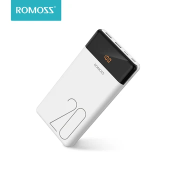 20000mAh ROMOSS LT20 Power Bank Dual USB Powerbank External Battery With LED Display Fast Portable Charger For Xiaomi For iPhone
20000mAh ROMOSS LT20 Power Bank Dual USB Powerbank External Battery With LED Display Fast Portable Charger For Xiaomi For iPhone