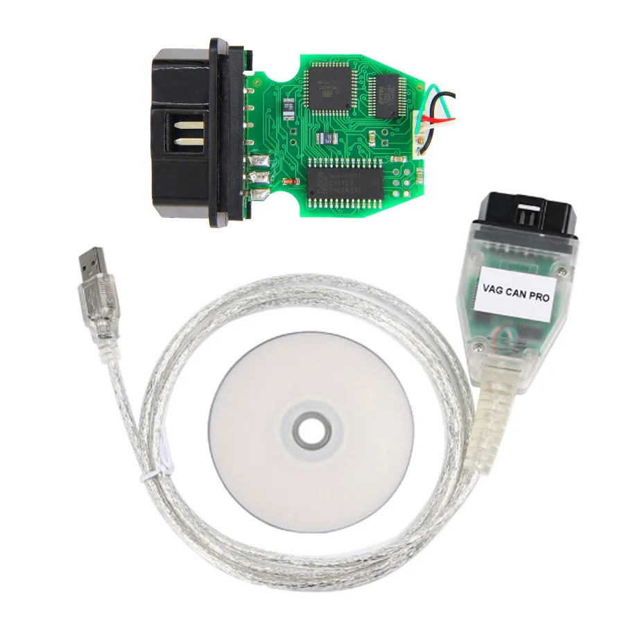 VAG CAN PRO V5.5.1 with FTDI FT245RL Chip VCP OBD2 Diagnostic Interface USB Cable Support Can Bus UDS K Line Works for VAG Cars
VAG CAN PRO V5.5.1 with FTDI FT245RL Chip VCP OBD2 Diagnostic Interface USB Cable Support Can Bus UDS K Line Works for VAG Cars