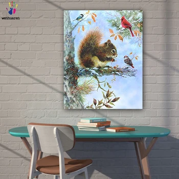 DIY colorings pictures by numbers with colors Lovely squirrels and birds picture drawing painting by numbers framed Home
DIY colorings pictures by numbers with colors Lovely squirrels and birds picture drawing painting by numbers framed Home