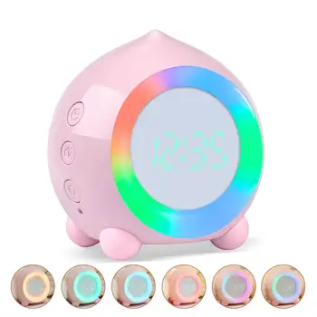 2020 new Kids Bedroom Bedside Peach Shaped Sunrise Simulator Digital Alarm Clock for Girls Boys with LED Wake Up Light 2020 new
2020 new Kids Bedroom Bedside Peach Shaped Sunrise Simulator Digital Alarm Clock for Girls Boys with LED Wake Up Light 2020 new