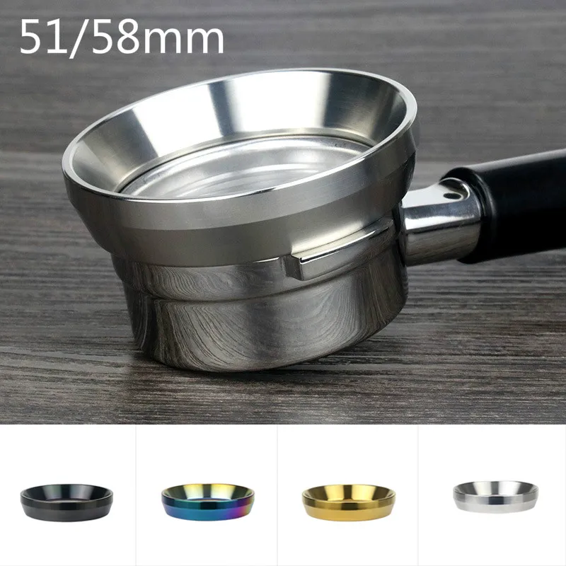 1pc Stainless Steel Intelligent Dosing Ring for Brewing Bowl Coffee Powder for Espresso Barista Tool 51/58MM Profilter
1pc Stainless Steel Intelligent Dosing Ring for Brewing Bowl Coffee Powder for Espresso Barista Tool 51/58MM Profilter
