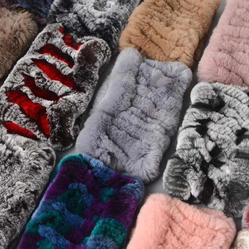 Rex Rabbit Fur Ring Scarves Handmade Winter Warm Knitted Real Natural Rabbit Fur Turban Scarf Solid Mix-Color Women Scarf
Rex Rabbit Fur Ring Scarves Handmade Winter Warm Knitted Real Natural Rabbit Fur Turban Scarf Solid Mix-Color Women Scarf