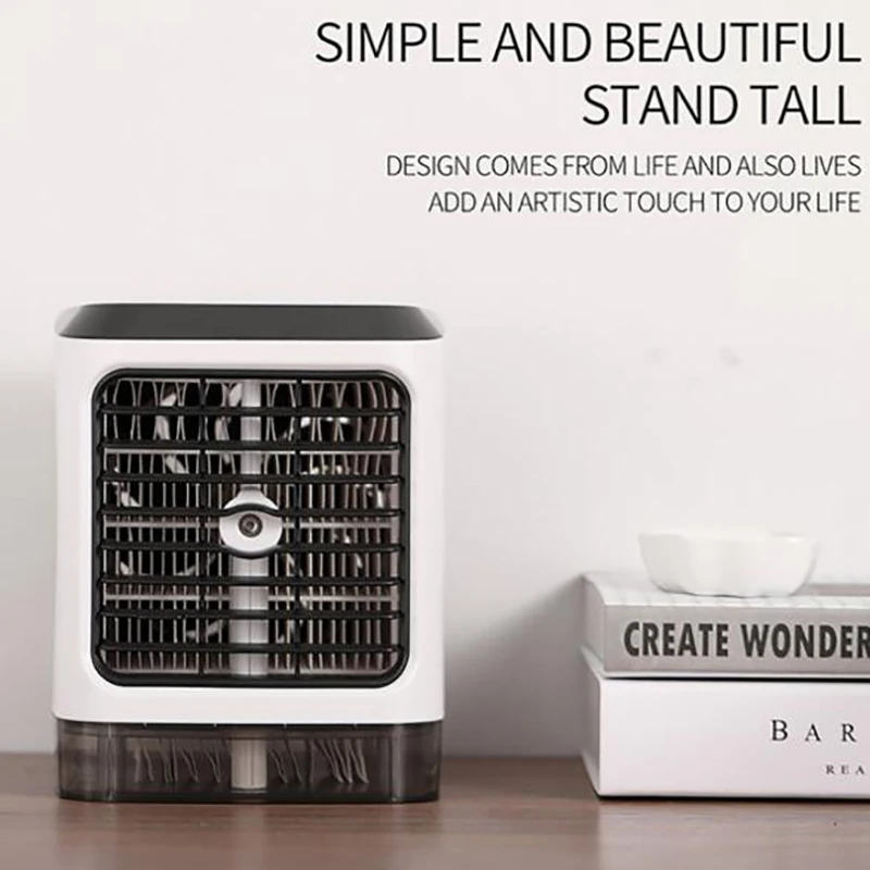 2020 New Mini Portable Air Conditioner 7 Colors Light Conditioning Humidifier Purifier USB Desktop Air Cooler Fan for Men kids
2020 New Mini Portable Air Conditioner 7 Colors Light Conditioning Humidifier Purifier USB Desktop Air Cooler Fan for Men kids