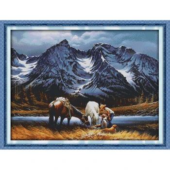 Everlasting love Romances under the snow mountains chinese Cross stitch kits Ecological cotton clear stamped printed 14CT 11CT DIY gift Christmas wedding decoration
Everlasting love Romances under the snow mountains chinese Cross stitch kits Ecological cotton clear stamped printed 14CT 11CT DIY gift Christmas wedding decoration