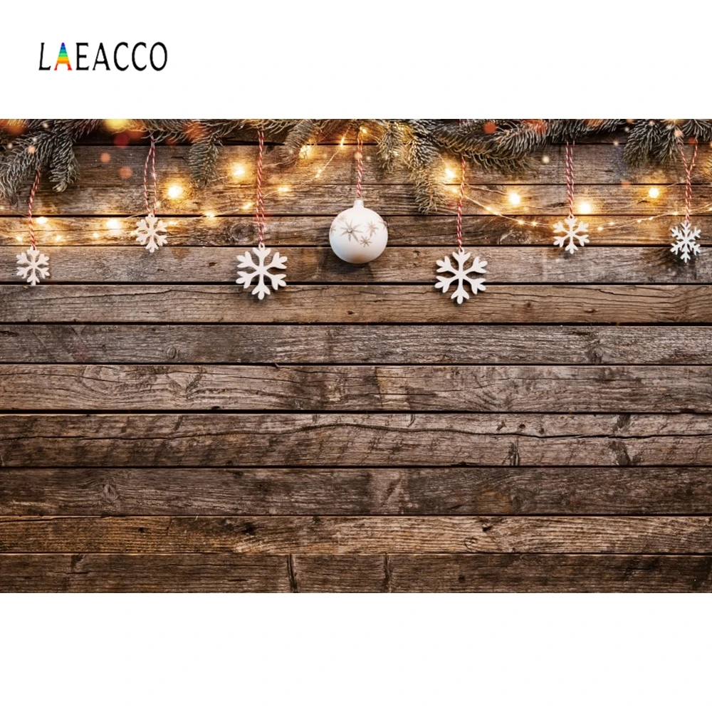 Laeacco Wooden Board Snowflake Christmas Light Decor Photography Backgrounds Customized Photographic Backdrops for Photo Studio
Laeacco Wooden Board Snowflake Christmas Light Decor Photography Backgrounds Customized Photographic Backdrops for Photo Studio