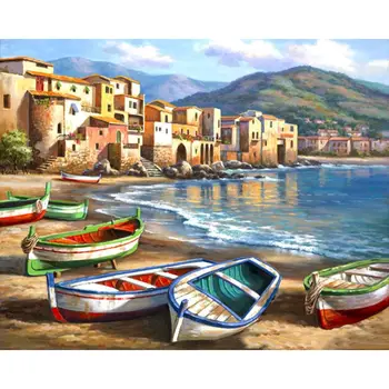 RUOPOTY Picture By Numbers Colorful ship Landscape Paint Canvas Picture Oil Painting By Numbers Sea Handpainted Home Decor art
RUOPOTY Picture By Numbers Colorful ship Landscape Paint Canvas Picture Oil Painting By Numbers Sea Handpainted Home Decor art