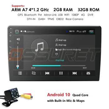 10.1" Car Multimedia Player 2 din Android Car Stereo Radio Bluetooth WIFI Audio Mirrorlink MP5 Player With Rear Camera usb maps
10.1" Car Multimedia Player 2 din Android Car Stereo Radio Bluetooth WIFI Audio Mirrorlink MP5 Player With Rear Camera usb maps