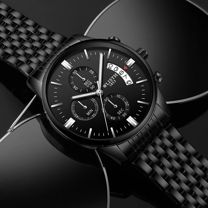 2022 Business Watch Men Quartz Luminous Clock Men Chronograph Waterproof Sports Watch Top Brand Man Wristwatch Relogio Masculino
2022 Business Watch Men Quartz Luminous Clock Men Chronograph Waterproof Sports Watch Top Brand Man Wristwatch Relogio Masculino