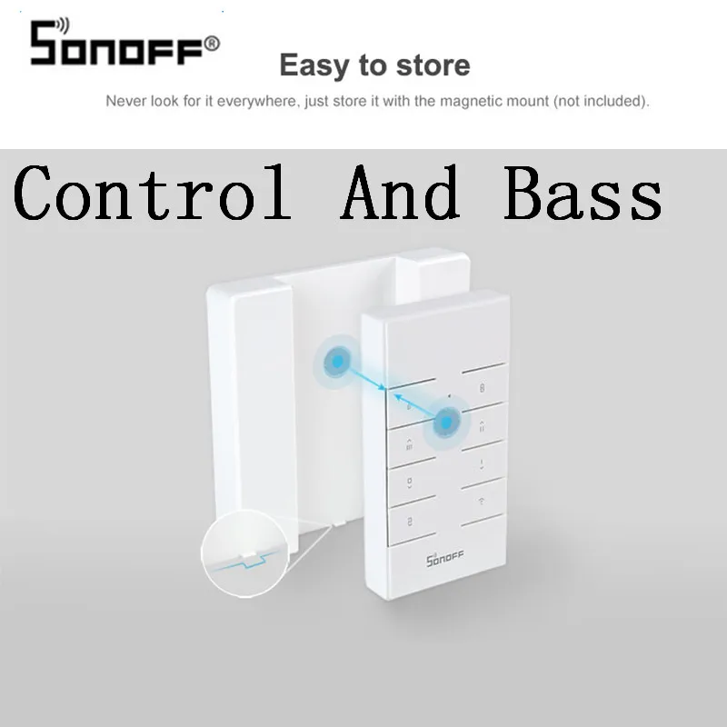 Domotica SONOFF RM433 Remote Controller RM433 BASE remote control bracket Smart home automation compatible 433 RF Bridge
Domotica SONOFF RM433 Remote Controller RM433 BASE remote control bracket Smart home automation compatible 433 RF Bridge