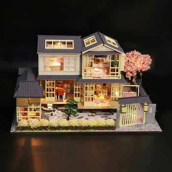 DIY Doll House Wooden Miniature Dollhouse Furniture Kit Accessories Children Educational Toy for Children Toy Gifts 
DIY Doll House Wooden Miniature Dollhouse Furniture Kit Accessories Children Educational Toy for Children Toy Gifts