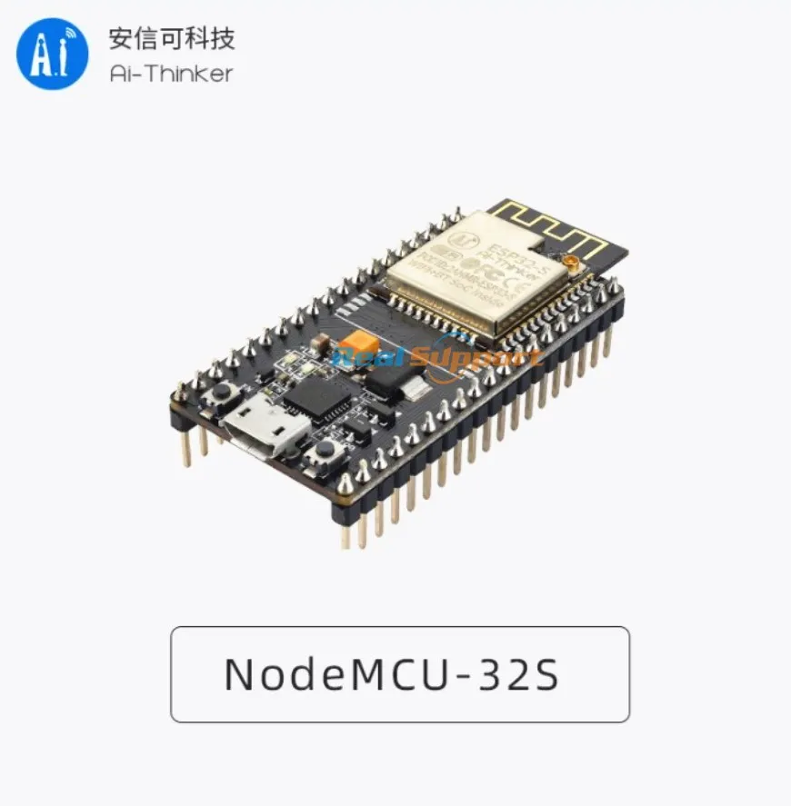 100PCS NodeMCU-32S Lua WiFi IOT Development Board ESP32S Dual-Core Wireless WIFI BLE Module Ai-thinker for wholesaler buyer
100PCS NodeMCU-32S Lua WiFi IOT Development Board ESP32S Dual-Core Wireless WIFI BLE Module Ai-thinker for wholesaler buyer