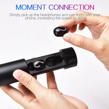 Touch digital display Capsule TWS Wireless Earphone V5.0 Bluetooth Earphone Bass Stereo Sound Sport Earphone For Samsung Xiaomi
Touch digital display Capsule TWS Wireless Earphone V5.0 Bluetooth Earphone Bass Stereo Sound Sport Earphone For Samsung Xiaomi