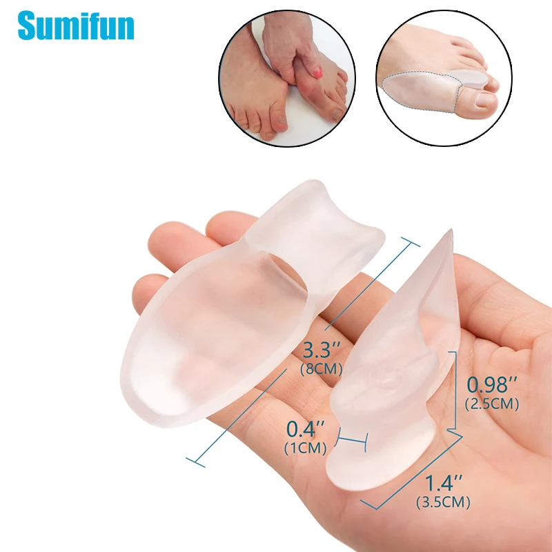 8PCS Big Toe Corrector Protector Hallux Valgus Separator Thumb Overlap Correction Straightener Foot Pain Relief Pads
8PCS Big Toe Corrector Protector Hallux Valgus Separator Thumb Overlap Correction Straightener Foot Pain Relief Pads