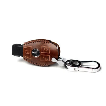 For Mercedes-Benz C E S M CLS CLK GL GL Class 3 plus leather keyless smart key fob phone case with keychain
For Mercedes-Benz C E S M CLS CLK GL GL Class 3 plus leather keyless smart key fob phone case with keychain