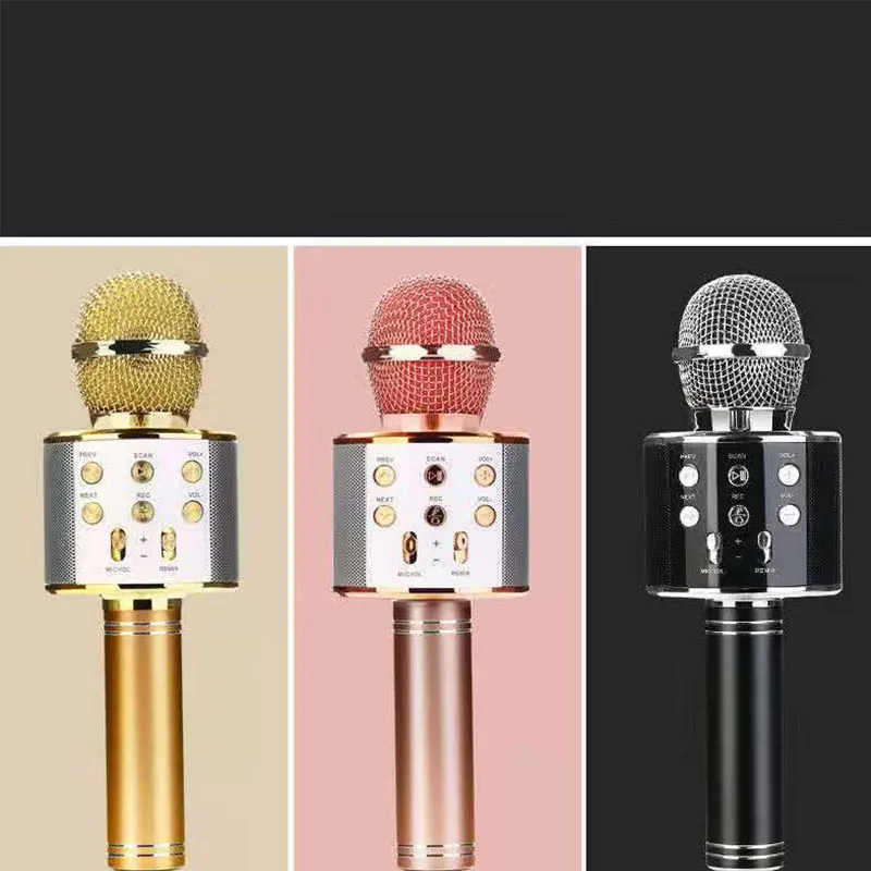Suitable For Mobile Phone K Song Ws858 H ome Audio Condenser Microphone For Recording Bluetooth K Song Live Wireless Microphone
Suitable For Mobile Phone K Song Ws858 H ome Audio Condenser Microphone For Recording Bluetooth K Song Live Wireless Microphone