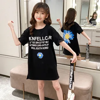 6 To 16 Years Kids and Teen Girls Cotton Casual Dress 2020 Summer New Cute Printed T-shirt Dress Baby Girls Letter Dress, #8723
6 To 16 Years Kids and Teen Girls Cotton Casual Dress 2020 Summer New Cute Printed T-shirt Dress Baby Girls Letter Dress, #8723